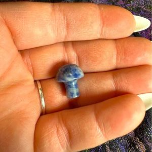 Sodalite crystal mushroom